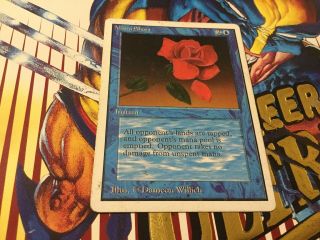 Mtg Mana Short Unlimited Vintage Old School Magic Card See Pictures