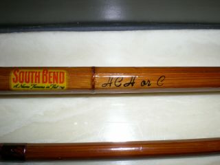 SOUTH BEND BAMBOO FLY ROD 47 - 9 ' 3 piece REFINISHED READY TO FISH OR DISPLAY. 2