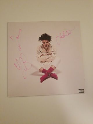 Yungblud Autographed Signed Vinyl Album With Picture Proof Rare Pink Marker Sig