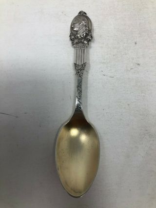 Lunt Sterling Souvenir Spoon Bust Of George Washington