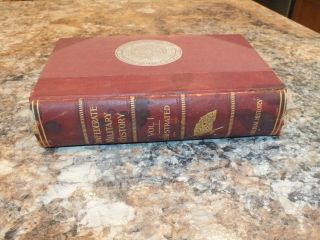 Antique Confederate Military History Vol 1 1899 Hand Signed Inscribed EF Edwards 2