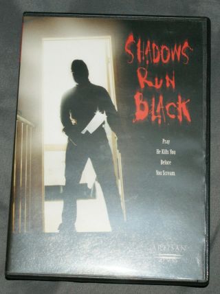 Shadows Run Black (dvd,  2003) Rare Oop Horror 80 