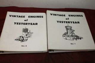 Rare John Pond Vintage Model Engines Of Yesteryear Book 2 Volumes Complete Set