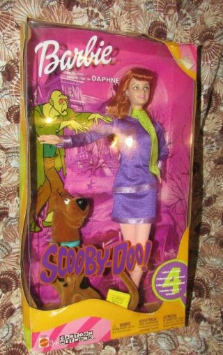 Vintage 2002 Barbie Daphne Red Head Scooby Doo