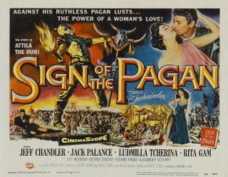 Sign Of The Pagan Rare Action Classic Movie Dvd 1954 Jack Palance