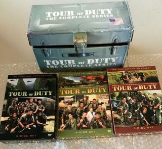 Rare Tour Of Duty The Entire Complete Series 3 - Pack (dvd,  2005,  14 - Disc Set) Oop