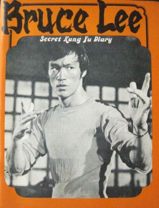 Rare Bruce Lee Secret Kung Fu Diary Jeet Kune Do Wing Chun Karate Martial Arts