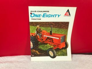 Rare 1962 Ac Allis - Chalmers One Eighty 180 Dealer Tractor Advertising Brochure