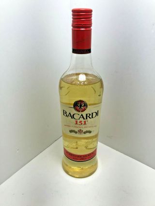 Bacardi 151 Rum.  Collectible 750ml.  Discontinued And Rare.