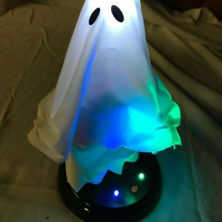 Rare Gemmy Grave Raver Dancing Ghost Animated Singing Halloween Pitbull Song