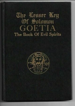 The Lesser Key Of Solomon Goetia Lemegeton Crowley Thelema Hardcover 1916 Rare