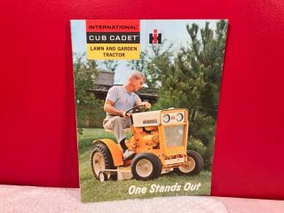 Rare 1960s International Harvester Cadet Tractor Advertising Brochure