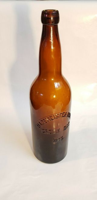 Antique Hagemeister Brewing Co.  Green Bay,  Wisconsin Blob Top Quart Beer Bottle