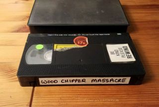 Woodchipper Massacre On Vhs Very Rare Oop Cult Horror Comedy Tape Only