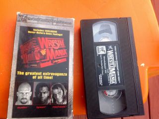 Vintage 1998 Wrestlemania Xiv 14 Tyson Austin Wwf Wwe Wrestling Vhs Movie Rare