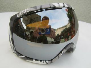 Rare Electric Eg2 Snow Goggles Snowboard Ski Andreas Bronze Silver Chrome Lens