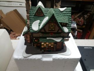 Dept 56 Dickens Heritage Village Quillys Antiques Shop Retired 1996 Vg