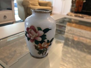Vintage Japanese Cloisonne Vase 3 1/2”