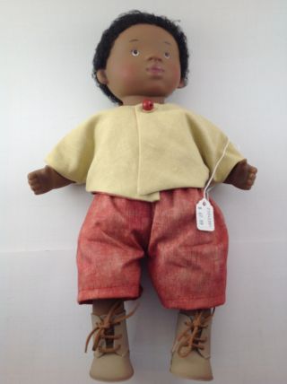 Rare White Balloon Milly Doll " Ben " African - American Boy 2001
