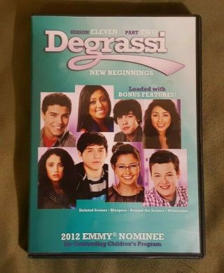 Degrassi - Next Generation - Season 11 Part 2 Dvd,  2012 Beginnings.  Rare Oop