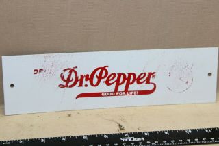 Rare Vintage Drink Dr Pepper 10 2 4 Soda Pop Painted Tin Sign Coke Texas Gas 2
