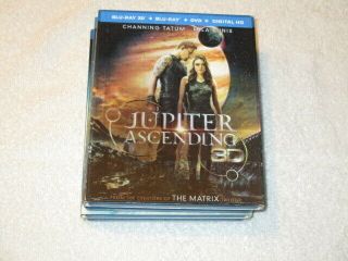 3d Movie Blu Ray Jupiter Ascending W/rare Outer Lenticular Sleeve Tatum Kunis