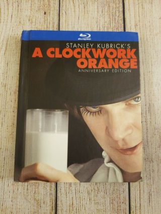 A Clockwork Orange (blu - Ray,  2 Disc,  2011,  Anniversary Ed) Rare & Oop Digibook