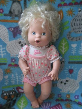 Vintage 1990 Kenner Baby Alive Doll Eat Drink Wet Euc