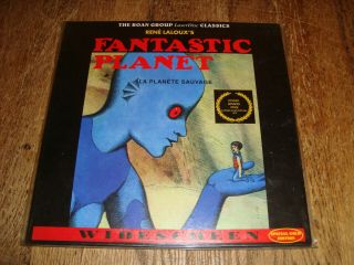 Fantastic Planet (1973) Widescreen Rare Gold Laserdisc Movie Ld Roan Group