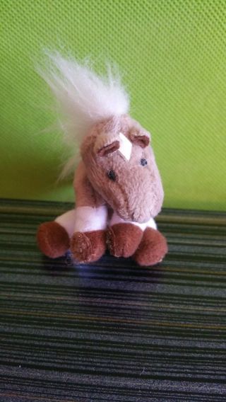 Only Hearts Pets " Golden The Horse " White Mane/hair Only Hearts Club Rare