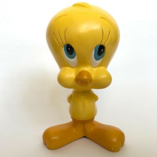 Very Rare Warner Bros Looney Tunes Tweety Bird 1997 Polyresin Statue Figur 11.  5”