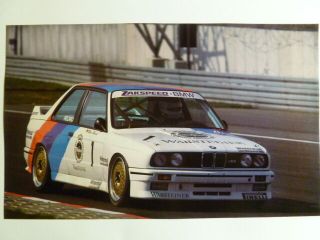 1988 Bmw M3 Race Car Print,  Picture,  Poster Rare Awesome L@@k