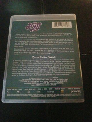 The Stuff Bluray Arrow Larry Cohen Horror With Booklet Bluray RARE OOP REGION A 2