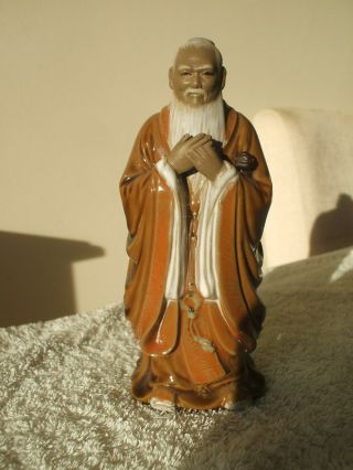 Chinese Mudman Confucius Figure 6.  5 Inches Tall