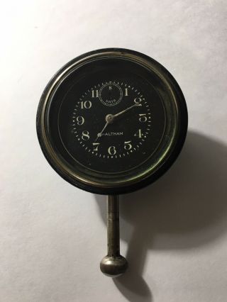 Antique Waltham 8 Day Automobile Dash Clock Watch