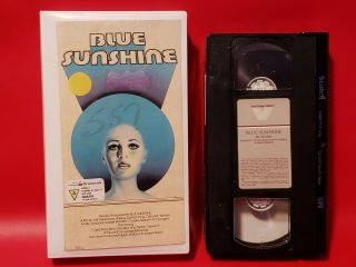 Blue Sunshine (vhs 1984 Vestron) Cult Horror 1977 Movie Rare