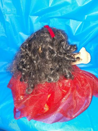 Vintage Cabage Patch Girl doll with red Holiday Dress 2
