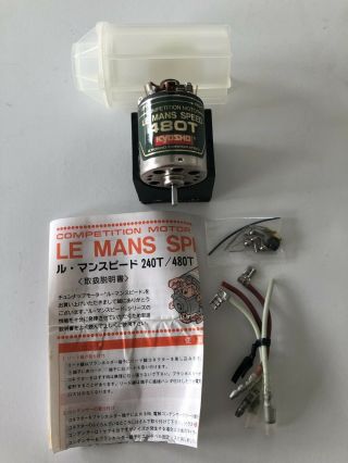 Vintage Kyosho Le Mans Speed 480t Competition Brushed Motor - Very Rare & Htf