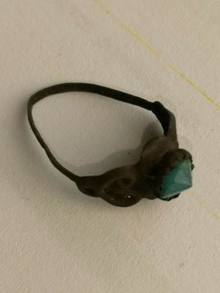 Charming,  Antique Georgian Ring With Stone,  Metal Detecting Find