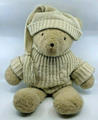 Theodore Bearington 1979 Teddy Bear North American Bear Co Vintage Sweater/hat