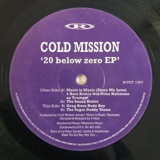 Rare Jungle Drum N Bass Cold Mission 