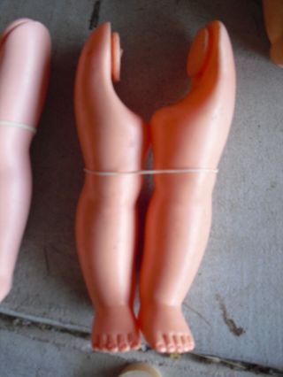 Set Of 2 Vintage Large Plastic Doll Legs 8 1/2 " Long