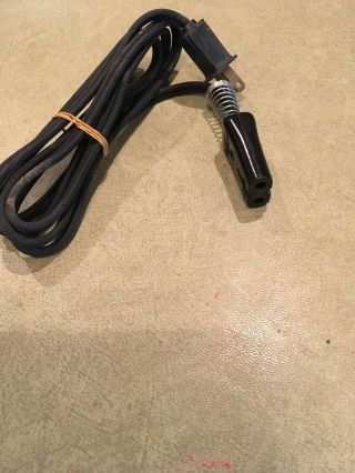 Vtg Rare Long 6 Foot Coffee Pot Power Cord Oem Replacement 1/2 Inch Holes