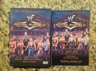 Wwf - Royal Rumble 2001 (dvd,  2001) Authentic Us Release Rare Out Of Print