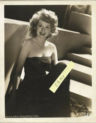 Lucille Ball Vintage 10x8 Rare Sexy Portrait Hollywood Glamour