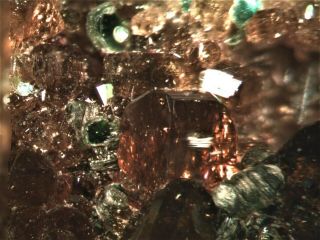 Vesuvianite Rare Mineral Micromount From Italy