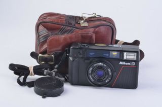 Exc,  Nikon L35 One Touch 35mm Camera L35ad (date Version),  Rare,  Case