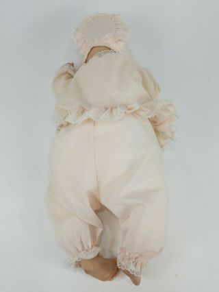 Vintage 1983 Lee Middleton First Moments Baby Girl Doll Sleeping Realistic Vinyl 3