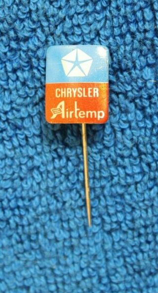 Vintage Chrysler Airtemp Hat Lapel Pin Accessory Charger Dodge Mopar Yorker