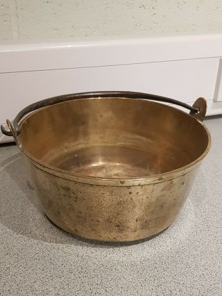 Vintage Brass Jam Pan